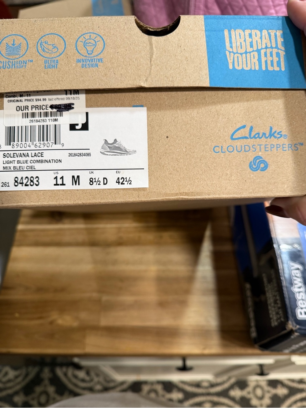 Shoe Box with Label